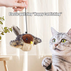 Touch-Activated Flapping Bird Cat Toy — Catnip Sandpiper Interactive Toy