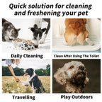Pure Water Pet Wipes — Single-Use Deodorizing Wipes, 10-Count
