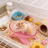 Silent Flying Saucer Exercise Wheel — Quiet Runner for Hamsters