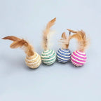Sisal Feather Cat Ball Toys (Assorted)
