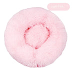 Round Plush Dog Bed