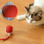 Smart Electric Rolling Ball Cat Toy with Fake Mouse Tail — USB Rechargeable Auto-Chase Trainer