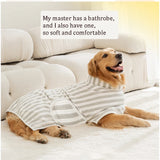 Ultra Absorbent Thickened Dog Bathrobe — Quick-Drying Wrap Towel