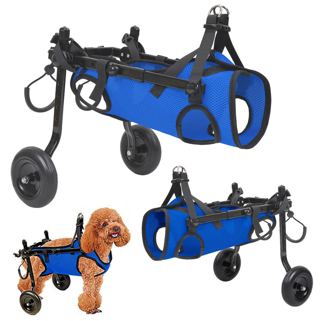 Dog Mobility Scooter Rehabilitation Cart — Assisted Walking Aid for Leg Injury & Disability