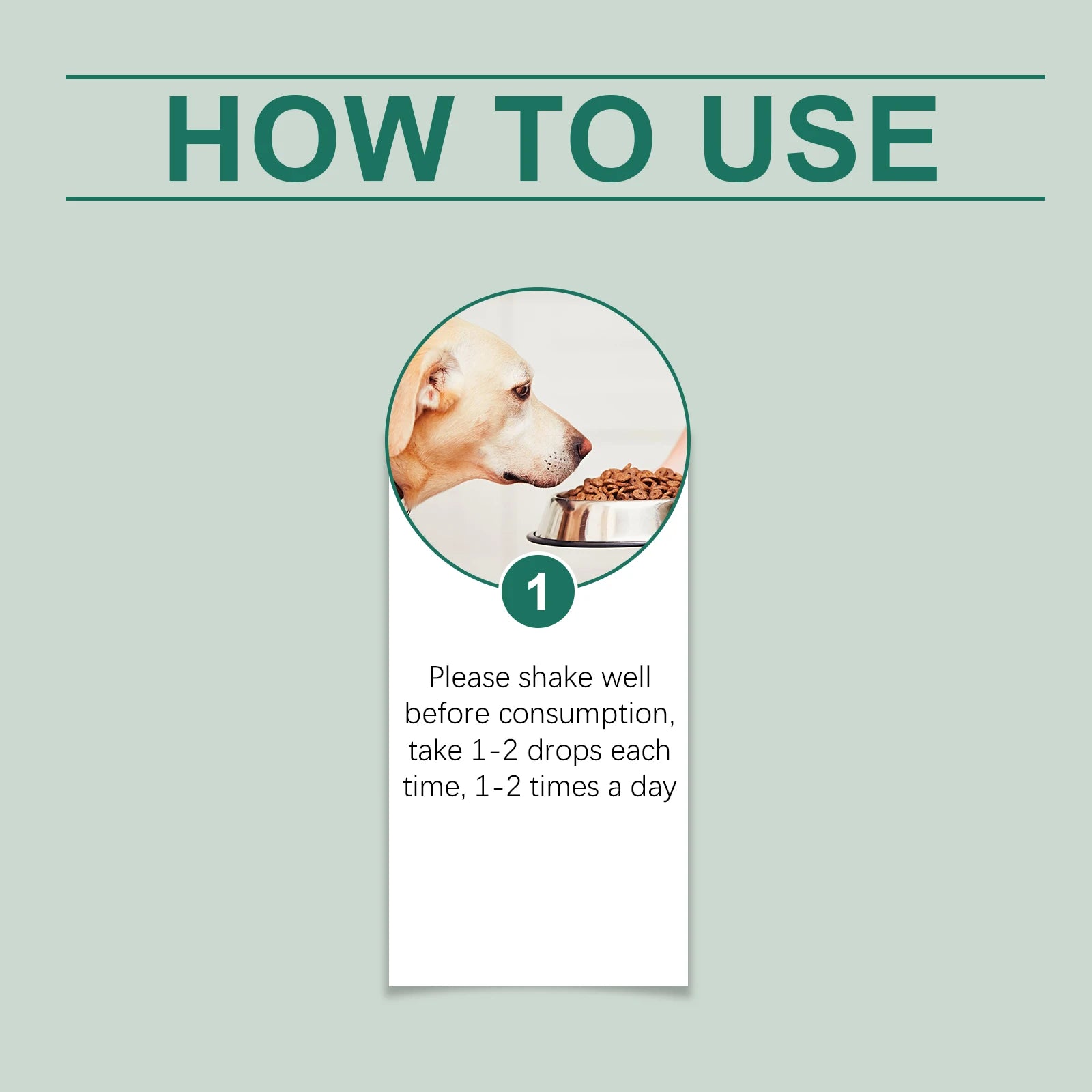 Pet Anxiety-Relief Soothing Drops — Easy-to-Feed Calming Supplement