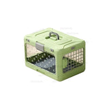 Portable Folding Pet Carrier Breathable Cat Dog Travel Bag Car Use Pet Air Box Foldable Going‑out Handbag Pet Transport Case