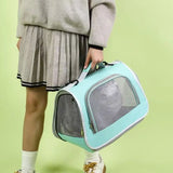 Breathable Pet Carrier Shoulder Bag — Portable Travel Tote for Cats & Dogs