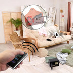 Wireless Locator Set - 80dB Alarm & Flashlight, 131ft Range, 4 Receivers