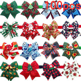 Christmas Grooming Neckties Snowman & Deer (50 or 100 Pack)