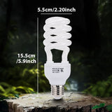 26W UVB Calcium Supplement Lamp — E27 Reptile Basking Bulb