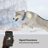 PU Leather GPS-Ready Dog Collar