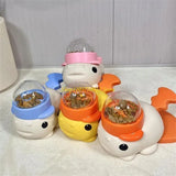 Clownfish Press-Activated Pet Treat Feeder (Interactive, Mental Enrichment)