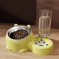 2-in-1 Auto Pet Feeder Bowl (Cage Hanging, Detachable, Large Capacity)