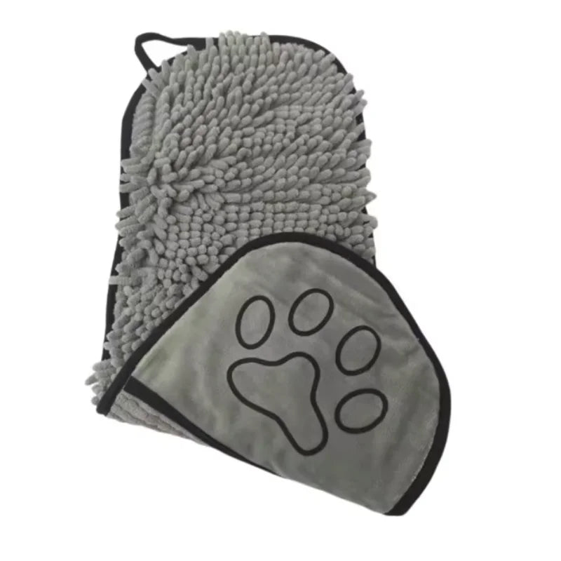 Super Absorbent Quick-Dry Pet Towel — Soft Dog & Cat Bath Robe