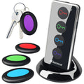 Wireless Locator Set - 80dB Alarm & Flashlight, 131ft Range, 4 Receivers