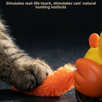 Wind-Up Bird Cat Teaser Toy — Chirping, Bite-Resistant, No Batteries