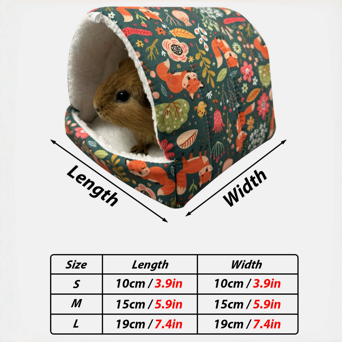 Triangular Hanging Pet Nest — Warm Plush Bed for Small Animals