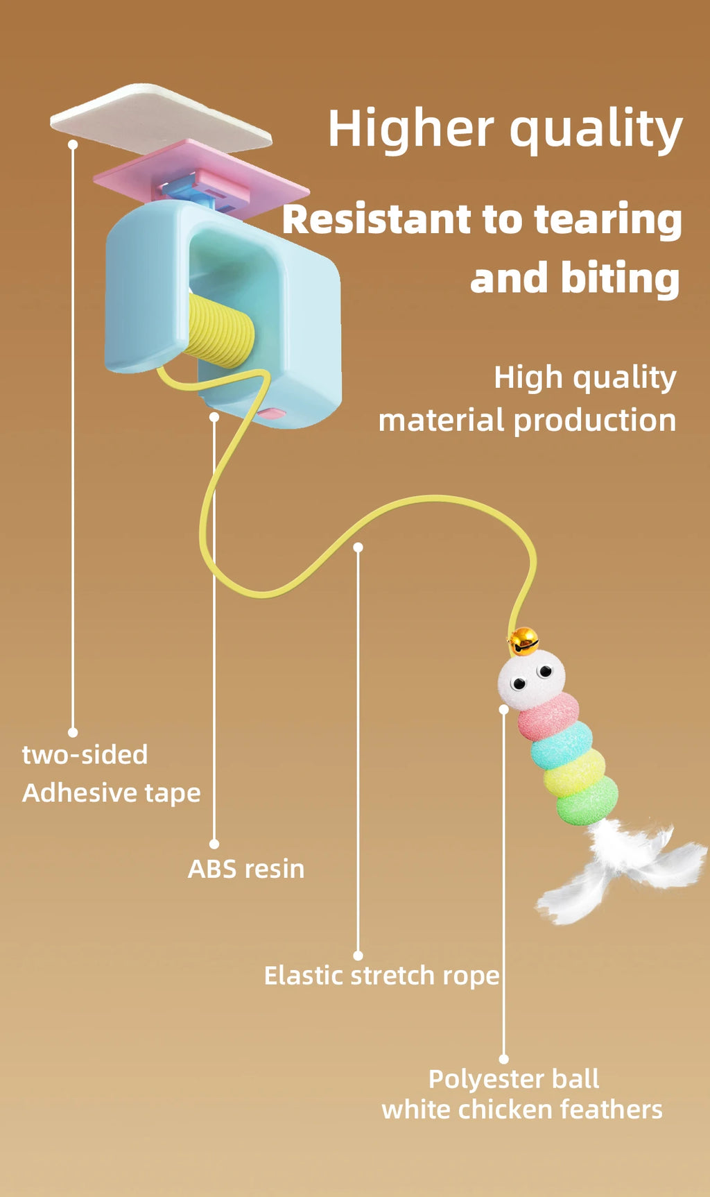 Automatic Flying Bird Door Teaser Toy