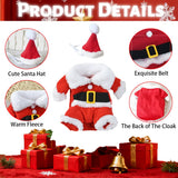 Santa Claus Costume Dress for Cats (Christmas Cosplay Outfit)