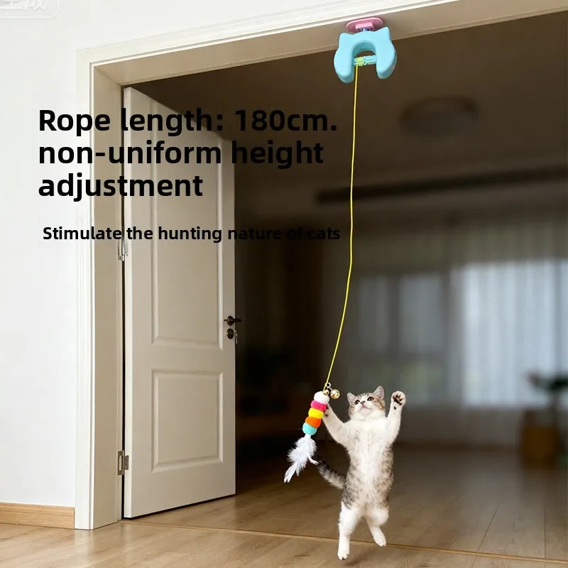 Smart Auto Yoyo Cat Teaser — Self-Bouncing Boredom Relief Toy
