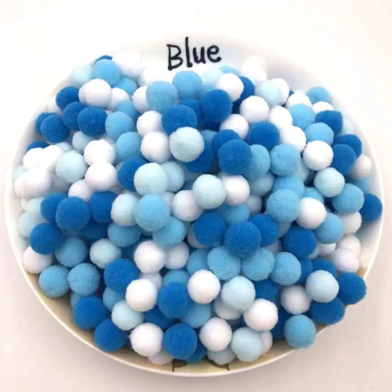 Plush Cat Puff Ball Toys — Soft Stretch Chew & Play Balls, Bulk Packs