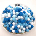 Plush Cat Puff Ball Toys — Soft Stretch Chew & Play Balls, Bulk Packs