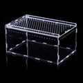 Clear Acrylic Reptile Terrarium — Ventilated Anti-Escape Habitat