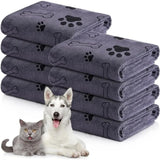 Quick-Drying Microfiber Dog Towel — Absorbent Bath Towel for Medium Dogs