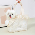 Lace Pet Outing Shoulder Bag (Breathable, Portable, Small Dogs)