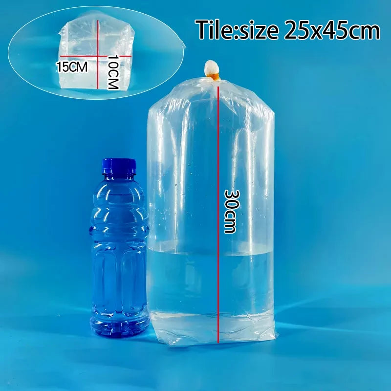 Aquarium Live Fish Transport Breather Bags (50-Pack, Inflatable, Leak-Proof PE)