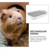Corner Toilet Box for Small Pets — Compact Litter Tray