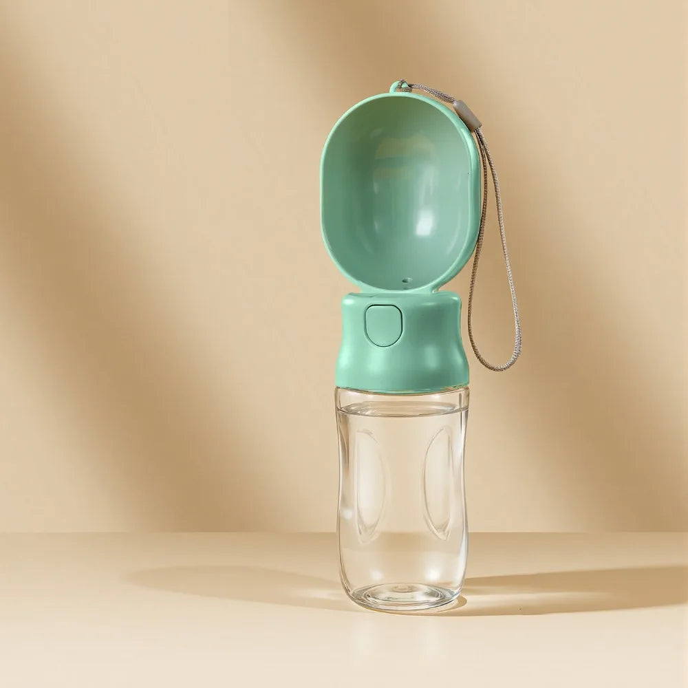 Leak-Proof Dog Water Bottle with Filter (Detachable Bowl, Outdoor, Sealed)
