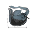 Breathable Mesh Pet Sling Carrier (Single Shoulder, Large Capacity)