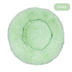 Round Plush Dog Bed