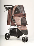 Luxury 3-Wheel Foldable Pet Stroller Trolley for Cats & Dogs — Premium Easy-Fold Outdoor Walking Cart
