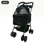 Detachable Washable Pet Stroller Trolley for Small & Medium Dogs & Cats — Lightweight Travel Carrier