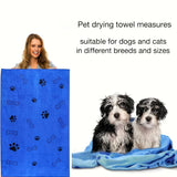 Quick-Drying Microfiber Dog Towel — Super-Absorbent Bath & Car Towel