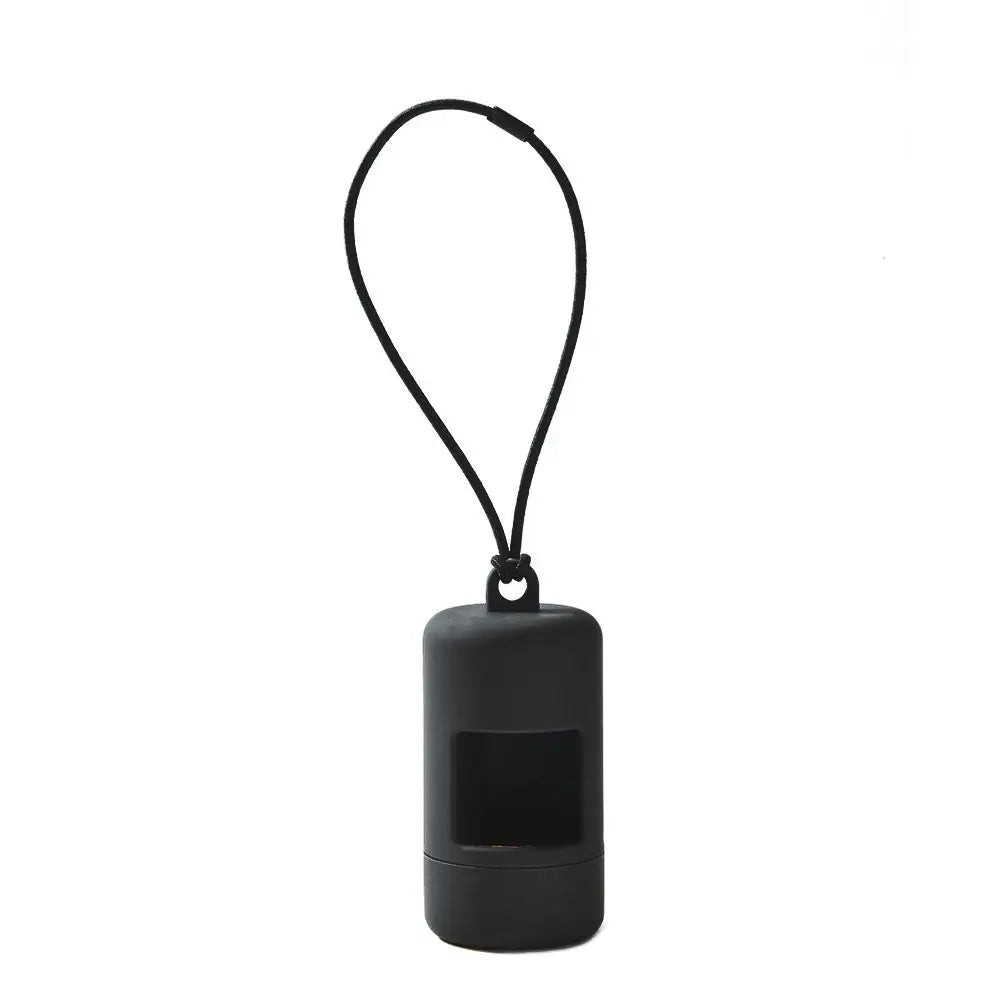 Dog Poop Bag Holder with Hanging Rope (Candy Color, Durable Plastic)