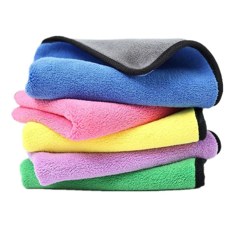 Soft Lint-Free Pet Bath Towel — Thick & Quick-Drying