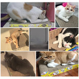 Corrugated Cardboard Cat Scratch Pad — Sofa-Cushion Claw Sharpening Board