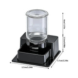 Detachable Reptile Water & Feeding Dish — Compact ABS Bowl for Tanks