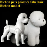 Bichon Grooming Practice Model with Wig