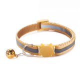 Reflective Cat Collar with Bell — Adjustable Kitten Safety Necklace