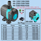 Brushless Submersible Aquarium Pump 600–4500L/H Ceramic Shaft