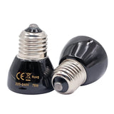 Flat-Face Ceramic Heat Lamp — Moonlight Night Bulb for Reptiles & Brooders, E27