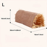 Grass Hideout Tunnel — Natural Woven Hut for Small Pets