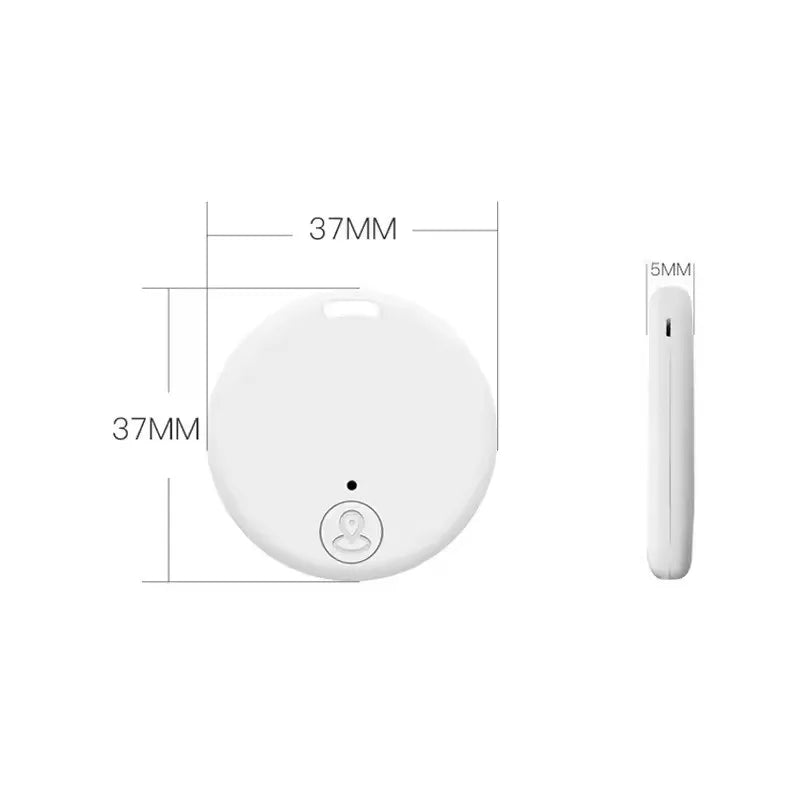 Mini Bluetooth Smart Tag Keychain with Anti-Loss Alarm - GPS Tracer for Pets, Kids & Keys
