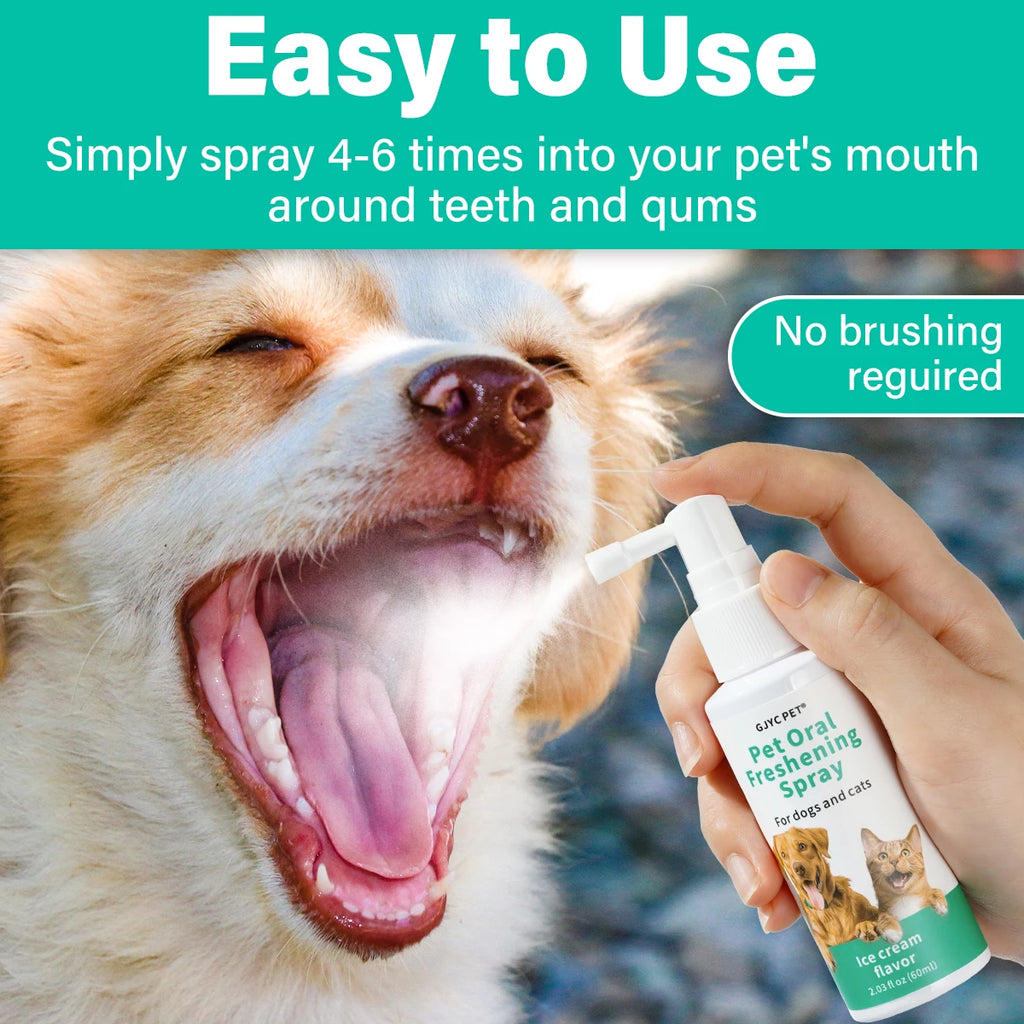 Plant-Based Fresh Breath Spray — No-Brush Tartar & Plaque Remover