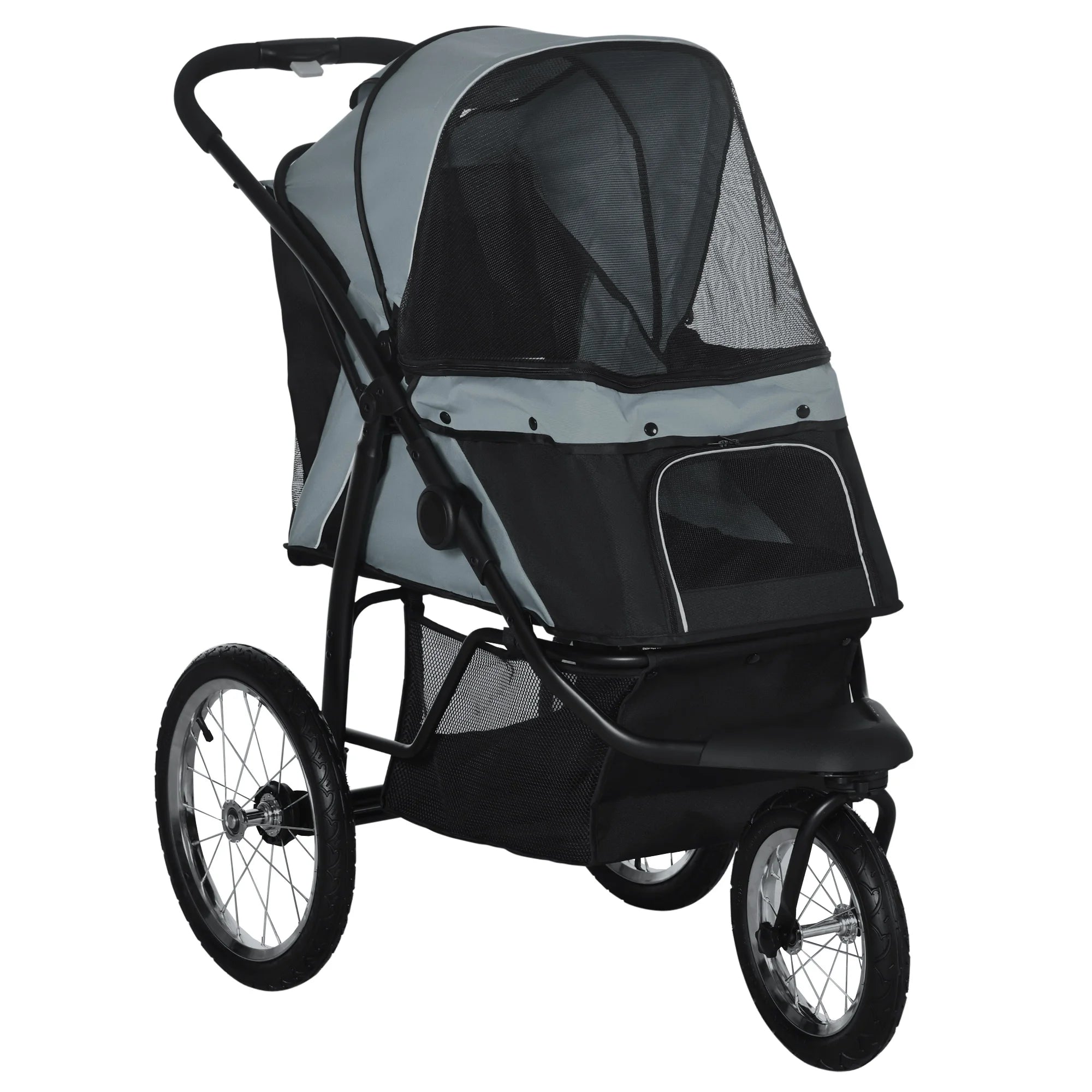 Foldable Pet Stroller for Small & Medium Dogs — Portable Outdoor Travel Carrier