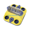 Pet Feeder Puzzle Roller Toy (Adjustable Difficulty, Mental Enrichment)